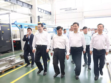 Changzhou Municipal Party Committee Secretary Wang Quan investigates the current rail transit industrial park